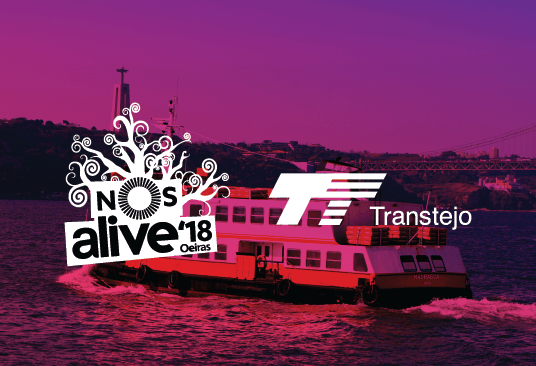 Transtejo com parceira exclusiva com a CP e ainda desconto especial para as praias na 12.ª edição do NOS Alive