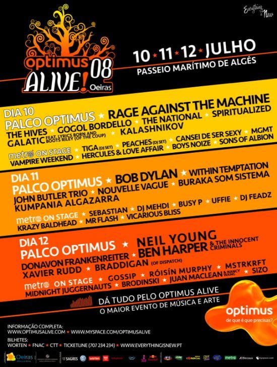 NOS Alive Edição 2008