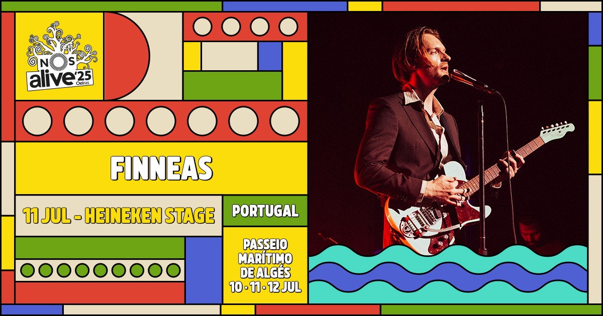 finneas nos alive palco heineken stage julho 2025 lisboa portugal