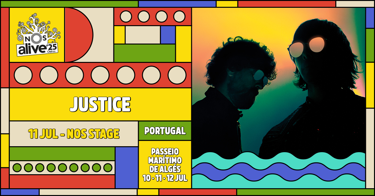 justice nos alive palco heineken stage julho 2025 lisboa portugal