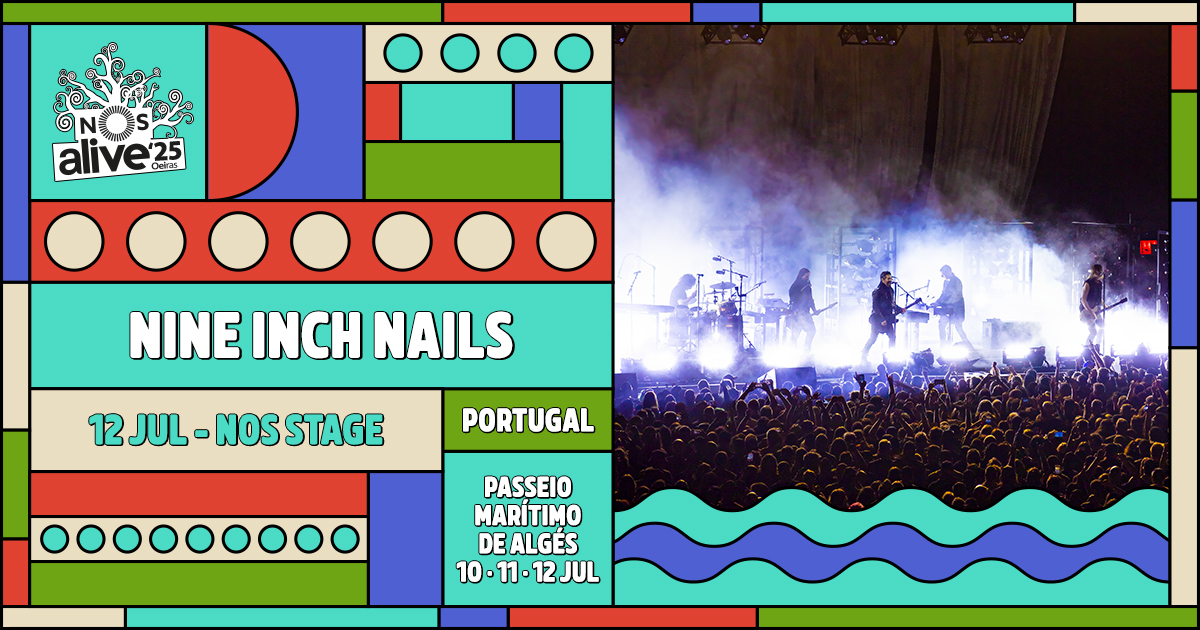 nine inch nails nos alive palco nos stage julho 2025 lisboa portugal