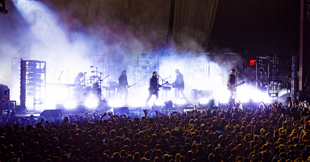 nine inch nails nos alive palco nos stage julho 2025 lisboa portugal